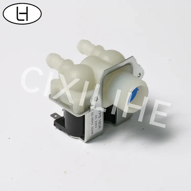 Double Twin Inlet Water Solenoid Valve